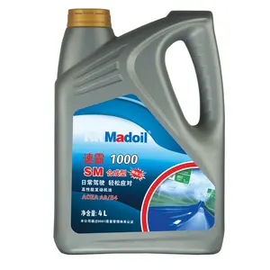 Aceite de motor totalmente sintético, lubricante Gangfu práctico y superventas, aceite de gasolina SM 4L con buen servicio