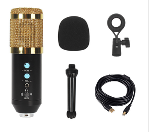 NEW BM-858 Black Condenser Mic <strong>Audio</strong> <strong>Interface</strong> Kit with <strong>Interface</strong> Condenser Microphone for Game - Product Image 3