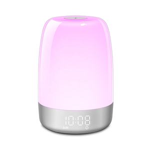 RGB Sunrise <span class=keywords><strong>Reloj</strong></span> despertador Luz <span class=keywords><strong>de</strong></span> despertador con Sunrise Lámpara <span class=keywords><strong>de</strong></span> noche colorida Sunset Night Light FM radio <span class=keywords><strong>reloj</strong></span> Luces naturales - Product Image 6