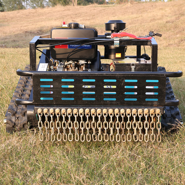 High Quality Grass Cutter Machine Diesel Engine Remote Control Lawn Mower for Brush Cutting