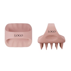 Cepillo Desenredante para Cabello Rizado, Cepillo de Silicona para Champú, Masajeador de Cuero Cabelludo para Exfoliar y Limpiar - Product Image 5
