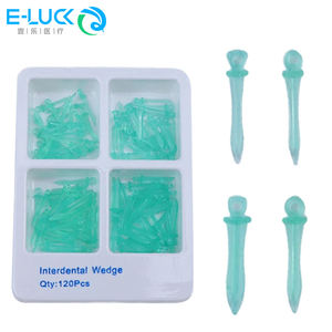 Cales interdentaires jetables dentaires pour la <span class=keywords><strong>restauration</strong></span> du système matriciel Utilisation manuelle 120 pièces/boîte - Product Image 2