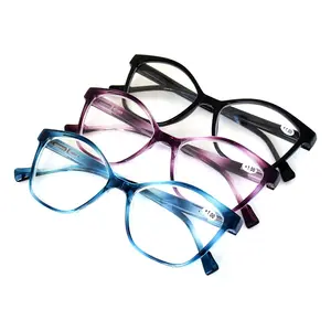 مصمم جديد OEM مخصص درجة الجملة رخيصة إطارات النظارات أزياء المرأة سيدة نظارات القراءة