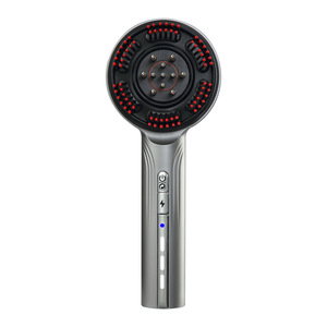 Peine <span class=keywords><strong>de</strong></span> Masaje con Microcorriente Eléctrica y Líquido Conductor <span class=keywords><strong>de</strong></span> Luz Roja, Instrumento para Aplicación <span class=keywords><strong>de</strong></span> Medicamentos <span class=keywords><strong>en</strong></span> el Cuero Cabelludo - Product Image 1
