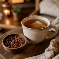 Tisane de Clou de Girofle en Sachets 150g – Mélange Champignons et Argousier – Thé Bien-être Naturel et Confortant