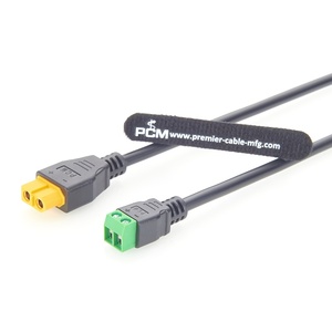 XT60 vrouwelijke naar 2-pins klemmenblokkabel 18AWG hoogstroom voedingskabel voor energieopslag, robotica en industriële systemen - Product Image 5