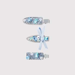 Pinces à cheveux pour chignon lâche avec frange latérale pour le positionnement du maquillage. Barrettes colorées pour <span class=keywords><strong>coiffure</strong></span> haute ou chignon. - Product Image 1