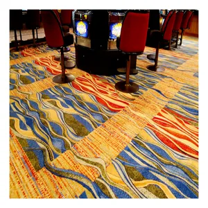 Modern Unique Home Living Room Rug Roll Luxury Casino Hotel Printed Wall To Wall Casino Room Carpet