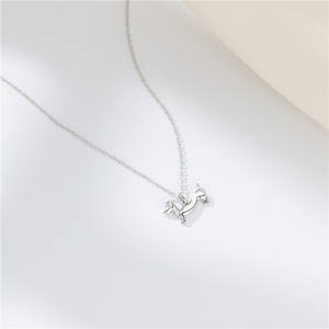 Collar con Colgante de Perrito Dachshund en Plata de Ley S925, Versión Personalizable en Cobre, Animal Party Original, para Mujer - Regalo Creativo - Product Image 3