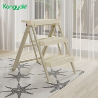 Échelle pliante en aluminium multifonctionnelle Kangyale, nouvelle conception, portable, blanche, épaisse, en aluminium