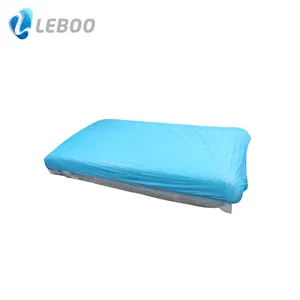 Tek kullanımlık tıbbi SPA CPE yatak örtüsü hastane su geçirmez yatak çarşafı yatak örtüsü