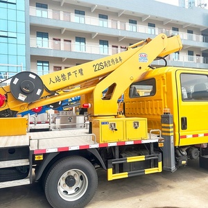 Nouvelle plateforme élévatrice télescopique montée sur camion ISUZU KV100 22M pour travaux aériens - Product Image 5