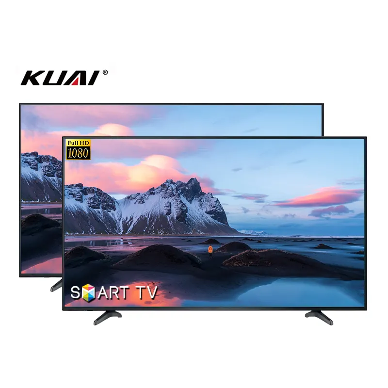 China verificado fornecedores 2k uhd tela plana tv comprando em massa atacado 40 42 43 polegadas lcd led smart tv android tv tv