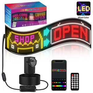 Nuovo Pannello LED Flessibile Personalizzato 32*192 per Display Animazioni Occhi Lampeggianti <span class=keywords><strong>Auto</strong></span>, Universale 12V, Marca BGZM - Product Image 5