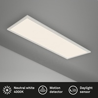 Plafonnier encastré orientable à LED avec diffuseur et variateur d'intensité, 24 watts, lampe chinoise