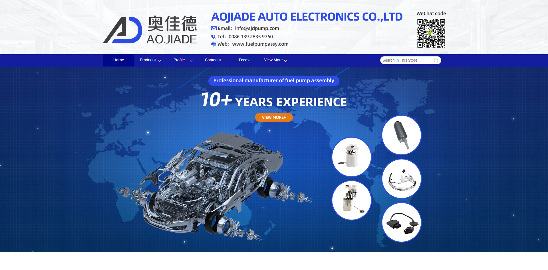 AJD OE 1489084080 12v  Fuel Pump  for Peugeot Citroen C5 Triumph Sega  Fuel Pump Assembly Spare Parts