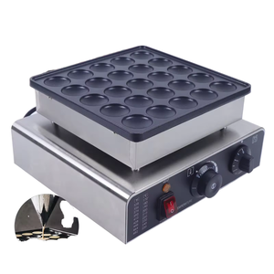 Commercial 25 Pieces Double Heating Cast Iron Plates Mini Pancake <b>Maker</b> Multi-Function Muffin <b>Waffle</b> Machine Dorayaki Making - Product Image 1