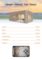 Maison Modulaire Préfabriquée Extérieure Minimaliste de Luxe Compacte, Cabine Capsule Moderne Écologique, Hôtel Détachable Étanche