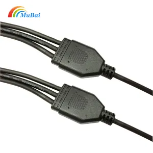 Arnés de cables alicate 2 3 4 5 PN outputs salidas de cable de alimentación paralelas I67 67 P68 68 conector impermeable