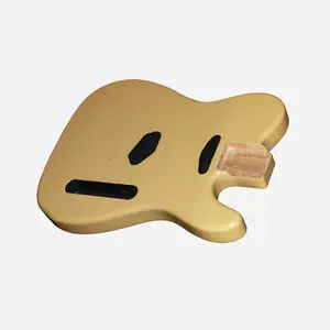 Corps de guitare Alder TL, finition brillante jaune beurre, composants de guitare Telecaster, bricolage - Product Image 6