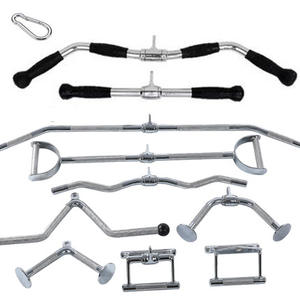Multi Equipment Fitness Accessories Exercise Grip <span class=keywords><strong>Biceps</strong></span> Press Cable Attachments Wide Lat Pull Down Bar - Product Image 3