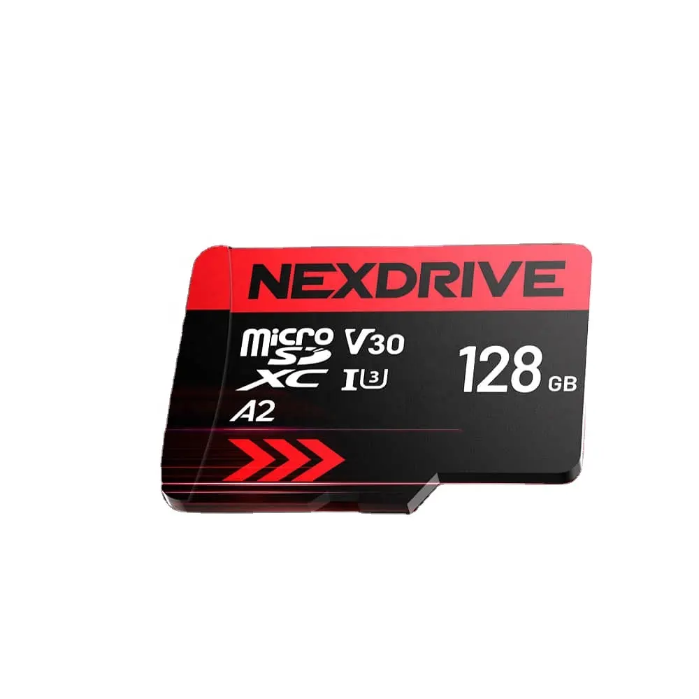 สินค้ามาใหม่แบรนด์ nexdrive การ์ด SD การ์ด MSD 32GB 64GB การ์ด SD สุดขีด128GB ถึง100เมกะไบต์/วินาทีด้วยความเร็ว A2