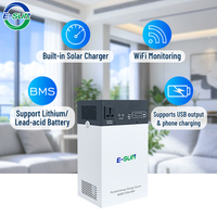 E-Sun All-in-One Solarstromsystem 500W 1kWh LiFePO4 Batterie Tragbare Energiespeicherstation für Outdoor-Camping und Heimgebrauch