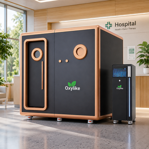 ห้องออกซิเจนความดันสูงแบบแข็งสำหรับสองคน รุ่น China Oxylike OLH-2-S3 2.0ATA สำหรับการรักษาฟื้นฟูสมรรถภาพทางคลินิก ความบริสุทธิ์ของออกซิเจน 95% - Product Image 5