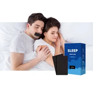 Perban penutup mulut Anda strip tidur lebih baik mulut untuk sehat tidur bit 30 pita di kotak rayon elastis pita untuk mulut