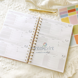 Planificateur personnalisé avec Logo imprimé à couverture rigide, Journal mensuel, hebdomadaire et quotidien, pour étudiants, Business, Passion, calendrier, calendrier, calendrier, <span class=keywords><strong>2023</strong></span> - Product Image 6