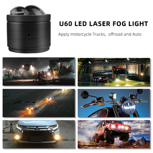 Yosovlamp Phare antibrouillard LED laser bicolore automobile étanche en aluminium 6000K compatible avec Accord X5 X6 Azera City - Product Image 3