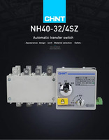Offre Spéciale Commutateur de Transfert Automatique Double Alimentation Chint Type PC NH404SZ 63A 100A 160A 4 Pôles 660V 380V <3S
