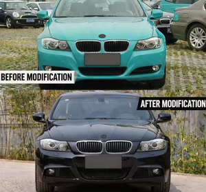 Kit de Carrocería MT para BMW Serie 3 E90, Actualización Posterior, Juego de Parachoques Delantero y Trasero, Instalación con Pernos, Compatible con Modelos 2009-2012, Juego Completo - Product Image 4