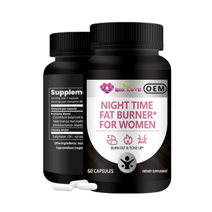 Brûleur de Graisse Nocturne OEM pour Femmes 60 Capsules Mélange Probiotique Complément Alimentaire pour <span class=keywords><strong>la</strong></span> Perte de Poids pour Brûler les Graisses et Tonifier - Product Image 2