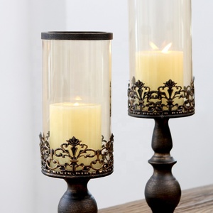 Металлическая подсвечник для домашнего декора, ручная работа, канделябр, антикварная отделка, Свадебные центральные части, декоративный подсвечник - Product Image 3