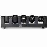Barre lumineuse 5x80W RGBW LED Ra90 en alliage d'aluminium DMX512 RDM Y-Tilt Beam Fill pour scène, concert, tournée, boîte de nuit, discothèque