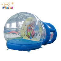 Tente de jardin gonflable transparente WINSUN, dôme commercial, château gonflable à bulles, fête pour enfants, imperméable, installation facile, tissu Oxford