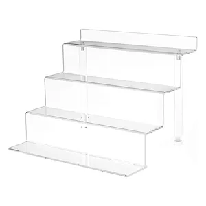 Kích Thước Lớn Acrylic Cho <span class=keywords><strong>Funko</strong></span> Pops 4 Tầng Asseblemd Mặt Bàn 12X9 Riser Kệ Trưng Bày Acrylic - Product Image 1