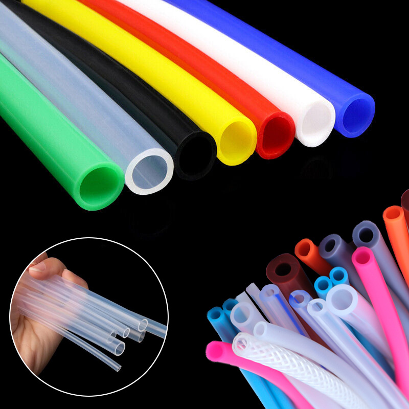 Tubo de manguera de silicona pura Flexible, personalizado, alta calidad, tubo de goma elástica, alta temperatura, grado alimenticio, médico