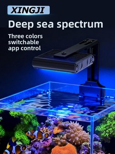 Lámpara LED Rectangular de Espectro Completo para Acuarios Marinos, Control por Aplicación, para Peceras Pequeñas de Agua Salada, Control de Algas y Peces - Product Image 6