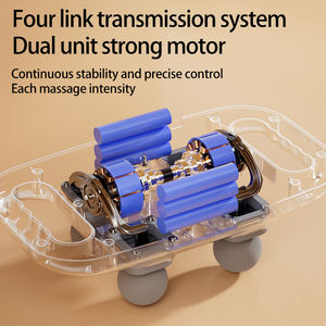 Pistola de masaje de percusión portátil mejorada con 4 cabezales y 5 velocidades para el alivio muscular de tejido profundo en el gimnasio Pistola de masaje corporal en casa - Product Image 4