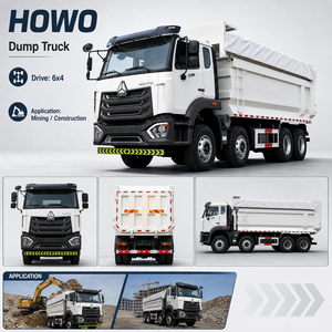 รถดัมพ์มือสอง Sinotruk Howo NX 8x4 351-450 แรงม้า ยูโร 2 เครื่องยนต์ดีเซล Weichai สำหรับงานขนส่งในเหมือง รับน้ำหนักได้ 50+ ตัน มีสินค้าในสต็อก - Product Image 3