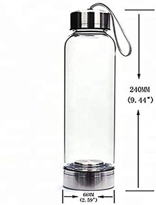 Gobelet isotherme écologique en borosilicate à double paroi avec couvercle, 500 ml, pour eau bouillante, compatible lave-<span class=keywords><strong>vaisselle</strong></span>, personnalisable Pantone - Product Image 2