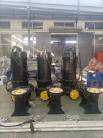 Pompes à lisier série WQ pompe à boue de drague de sable d'égout submersible sans obstruction 50kw pompe submersible pompe centrifuge électrique OEM 20m