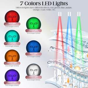 Bestseller akülü yüz ve boyun foton Spa cilt Scubber cilt gençleştirme makinesi Anti Aging yüz maskesi yüz ve boyun cilt bakımı - Product Image 2