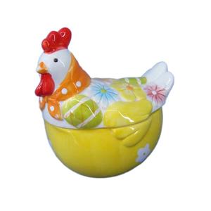Creative <strong>Egg</strong> Basket Chicken <strong>Hen</strong> Ceramic Kitchen Decor Novelty Vintage Storage <strong>Easter</strong> Thanksgiving Mother's Day Reusable Security - Product Image 2