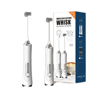 Mousseur à lait électrique portable rechargeable par USB, mélangeur de café et batteur à œufs puissant pour voiture et extérieur