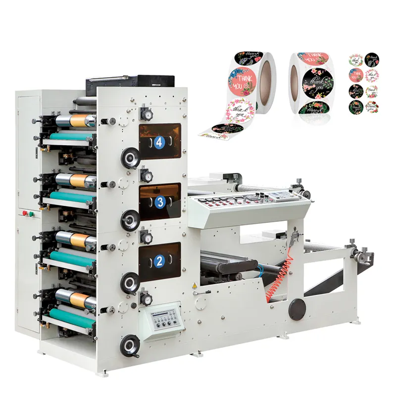 RTRY-320E narrow web label flexo printing machine