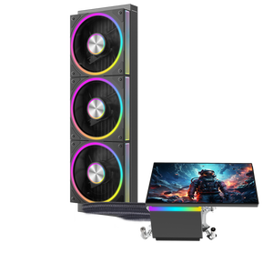 Kit de refroidissement liquide tout-en-un Wanmisle SK505 PRO 360 120 mm avec ventilateur CPU et LED ARGB, roulement fluide pour performances de jeu élevées - Product Image 4