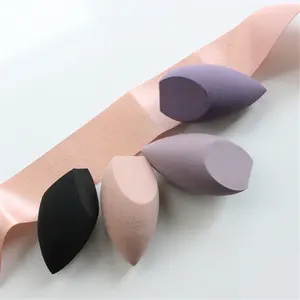 Custom oem cosmetic tools accessories box washable beauty private label super soft two cut makeup blender foundation sponge